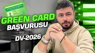 DV2026 Green Card Başvurusu Nasıl Yapılır En Etkili Formül Son 1 Hafta [upl. by Bette864]