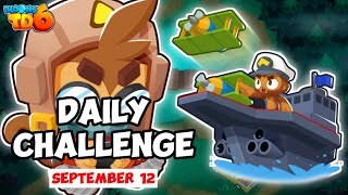 Daily Challenge Bloons TD 6 September 12 2024 🐵 [upl. by Galvin718]