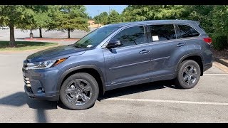 2019 Toyota Highlander Hybrid Limited Platinum Walkthrough  Steve Landers Toyota [upl. by Arlette]