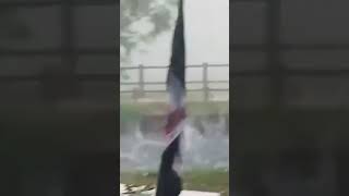 Apocalypse in Italy Hailstorm the size of a basketball in Venice Shocking shots [upl. by Glavin558]