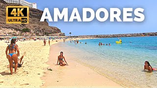 AMADORES Gran Canaria Beach Walk Spain 4K [upl. by Jereld]