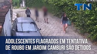 Adolescentes flagrados em tentativa de roubo em Jardim Camburi são detidos [upl. by Nyre844]