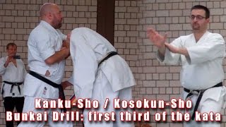 Practical Kata Bunkai KankuSho  KosokunSho [upl. by Aihsital75]