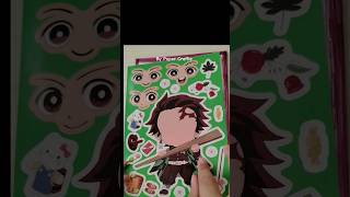 Tanjiro Demon Slayer Sticker Journal tanjiro tanjirokamado demonslayer kimetsunoyaiba sticker [upl. by Giah]