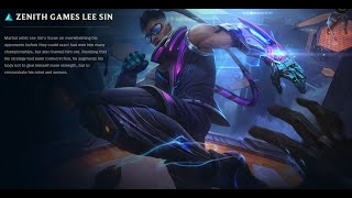 LEE SIN REWORK ON THE PBEZENITH GAMES SKIN WHITE CHROMAMASSIVE REWORK04132024 [upl. by Lucy447]