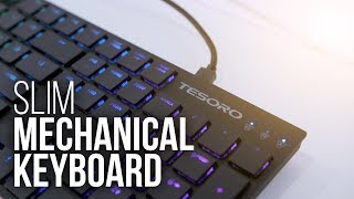 The Slimmest Mechanical Keyboard Around [upl. by Halilak]