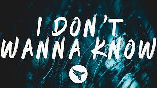 GOLDHOUSE amp Mokita  I dont wanna know Lyrics [upl. by Marella]