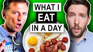 Nutritionist Reviews  Dr Bergs What I Eat In A Day UNBELIEVABLE [upl. by Nageam766]