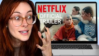 Tophs Voice Actor REACTS To NETFLIX Avatar The Last Airbender Official Trailer 🌊⛰🔥🌪 [upl. by Niar]