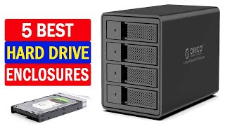 Top 5 Best Hard Drive Enclosures Buy in 2022 [upl. by Ynnaf]