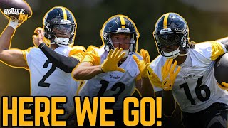 Steelers Offense Nearly Set Entering Camp [upl. by Rexana]