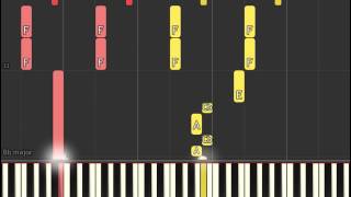 La La Land Soundtrack Summer Montage Piano sheet amp Synthesia [upl. by Dodds]