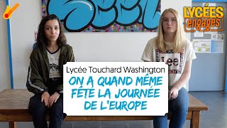 Lycées engagés  LEurope pendant le confinement au lycée polyvalent Touchard Washington [upl. by Zarla]