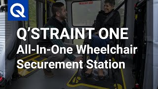 QSTRAINT ONE AllinOne Wheelchair Securement Station [upl. by Saref600]