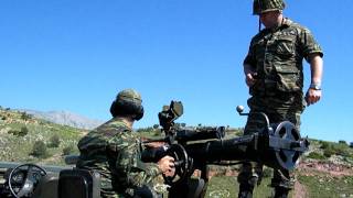 M40A1 RR firing M8C 50 cal and submunition [upl. by Amandie21]