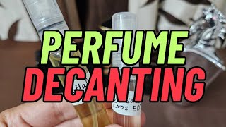 How To Decant Perfumes  Perfume Decanting Secrets Unveiled [upl. by Olds]