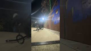 Learning to fly bmx skatepark eller shorts new trick learn [upl. by Elleron]