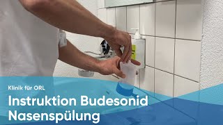 Instruktion Budesonid Nasenspülung [upl. by Aney]