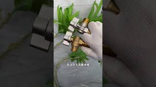 When installing a water heater use a brass largeflow ball valve to make water flow faster and [upl. by Esdnyl]