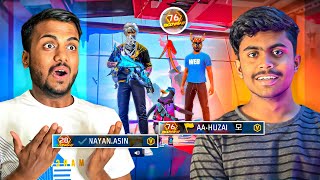 Nayan Bhai Breaking My 76 Winning Streak 😭 Clash Squad Rank 🔥 Huzai Vs Nayan  Garena Free Fire [upl. by Kenn752]