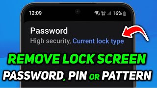 How to Remove Lock Screen Password PIN or Pattern on Samsung Galaxy M35 [upl. by Briney]