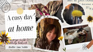 Cozy Autumn Day at Home ✨🍂 Crafts Card Making Colouring amp Relaxing Gaming Vlog [upl. by Kcirdled]