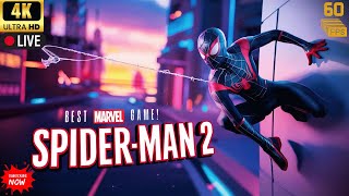 Playing SPIDERMAN 2 on PS5 in 4K Marvels Best Game Yet [upl. by Nonnahsal]