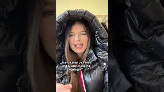 Black long down puffy coat with a hood Moncler long down jacket Длинный пуховик Moncler [upl. by Ainit]