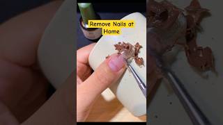 Easily remove your nails at home nailmanicure nailremover nailart shorts [upl. by Xavler]