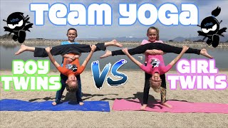 Boy Twins vs Girl Twins  Team Yoga [upl. by Ajiak]