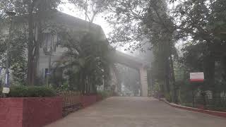 Our MTDC Holiday Resort Panshet beneath a sheath of fog in the morning calm today Come to Panshet [upl. by Llevad365]