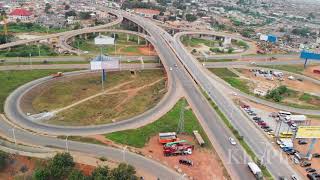 Full Video  Sofoline Interchange Kumasi  Landmarks 4K  Aerial Ghana [upl. by Sac234]