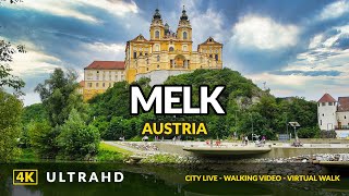 4K Walking tour in Melk Austria  Benedictine abbey [upl. by Anaher940]