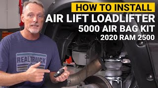 How To Install Air Lift LoadLifter Air Bags on a GMC Sierra AT4 or Chevrolet Trail Boss 2019  2023 [upl. by Chip]