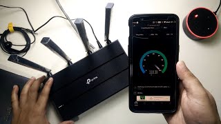 TPLink Archer C6  V32  AC1200  Unboxing  Setup  BSNL  Speed Test  April 2021 [upl. by Regdor]