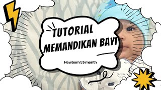 Tutorial mandiin bayi newborn [upl. by Alinoel472]