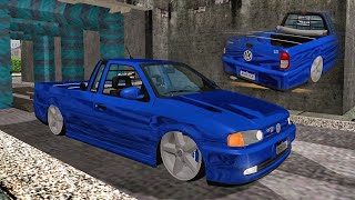 SAVEIRO G2 GTI REBAIXADA DFF TODAS AS CORES  GTA SA ANDROID  PC [upl. by Wiburg]