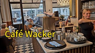 Wacker Café  Frankfurt Sachsenhausen cafeteria café wacker frankfurt sachsenhausen germany [upl. by Ahsat561]