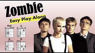 Zombie The Cranberries Chord and Lyric PlayAlong [upl. by Rhetta897]