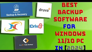 Top 5 Backup Software for Windows 1110 PC in 2024 [upl. by Albric]