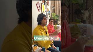 Chai pila do trendingshorts viralvideo comedy funnyvideos youtubeshorts couplegoals [upl. by Fishman]