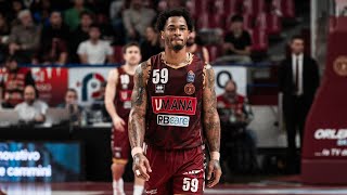 Rayjon Tucker Highlights 20 Points vs Pistoia [upl. by Ecirtaed600]