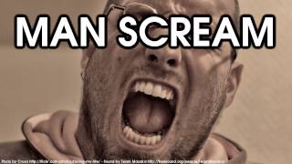 Man Scream Men Screaming Sound Effect High Quality Free Download [upl. by Bocock]