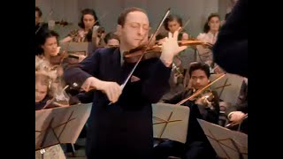 Jascha Heifetz plays Tchaikovsky amp Mendelssohn 1939 AI Colorize [upl. by Karin368]