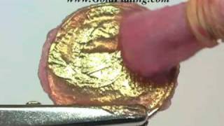 Gold Plating Solution  24K Brush Gold Solution  Quarter [upl. by Einolem]