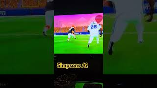 Cowboys vs Bengals Simpsons AI game nfl cowboys nflshorts [upl. by Guyon]