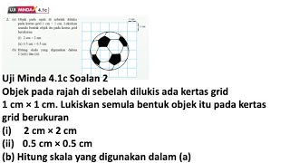 Uji minda 41c No2  Matematik Tingkatan 3 Bab 4 lukisan berskala  Buku Teks [upl. by Basil]