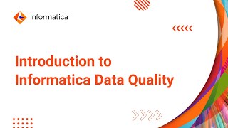 Introduction to Informatica Data Quality [upl. by Plusch]