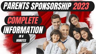 parents sponsorship canada 2023  Prepare your application  All information [upl. by Yhtur]