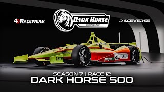 4D Racewear Dark Horse Racing DW12 Series  INDIANAPOLIS  S7R12  iRacing IndyCar Broadcast [upl. by Harrison]